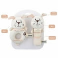 thumbnail image 2 of Bpyeka Kids Toys 6 to 12 Month Infant Teether Chew Toy Plush Stuffed Shower Newborn Baby Infant Soft Rattles Teether Hanging Toys, 2 of 3