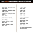 thumbnail image 3 of Budge Ultra Truck Cover, 3-Layer UV-Resistant, Breathable, Water-Resistant Protection, Durable Truck Cover for Standard Cab Trucks up to 264”, 3 of 8