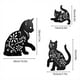 thumbnail image 5 of Estacas de arte de patio Decoración con forma de animal estacas de jardín palos de tierra de césped huecos de metal 3 Piezas Inevent HA004326-00, 5 of 6