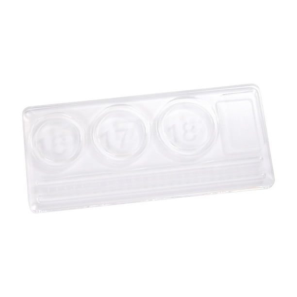 Bandeja para cuentas transparentes, bandeja para diseño de cuentas, bandeja para joyas transparente fácil de usar, expositor de pulseras Estilo B
