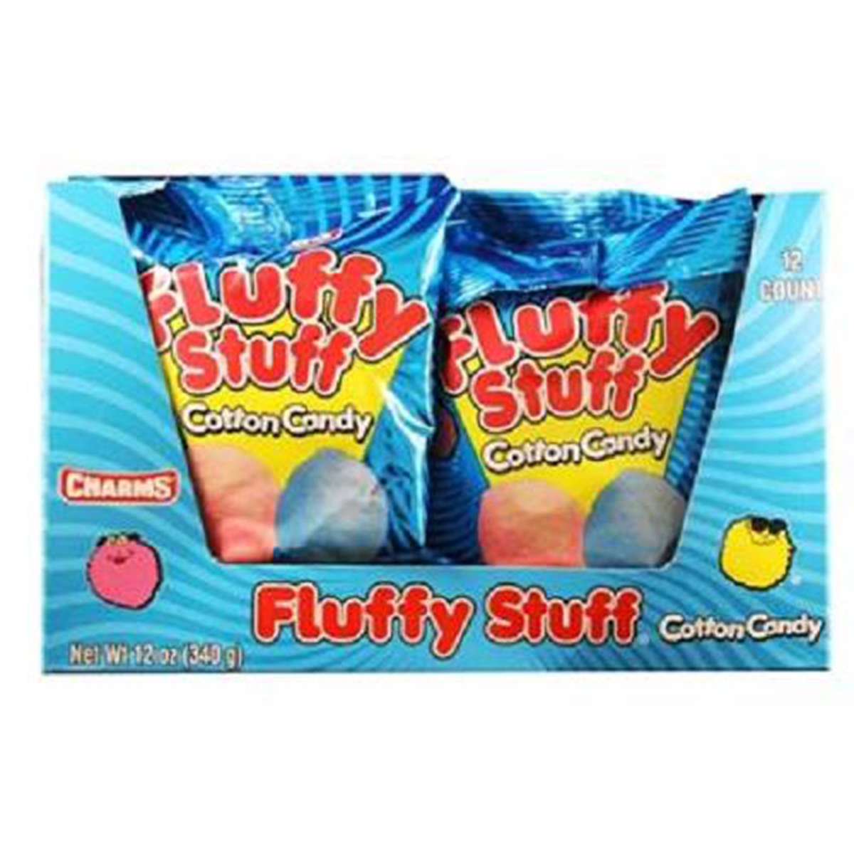 Product Of Fluffy Stuff, Cotton Candy, Count 12 (1 oz) Sugar Candy