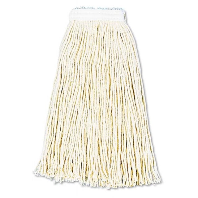 BWK 16 oz Premium Cut-End Wet MOP Heads - White, Cotton - 12 per Case