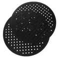 thumbnail image 3 of HOMEMAXS  2 Pcs Rubber Sink Mat Protectors for Kitchen Round Bottom Black, 3 of 8