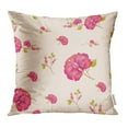 thumbnail image 1 of EREHome Pink Butterfly Flower Pattern Pink Floral Floral Floral Garden Roses Postal Pillowcase Cushion Cover 20x20 inch, 1 of 1