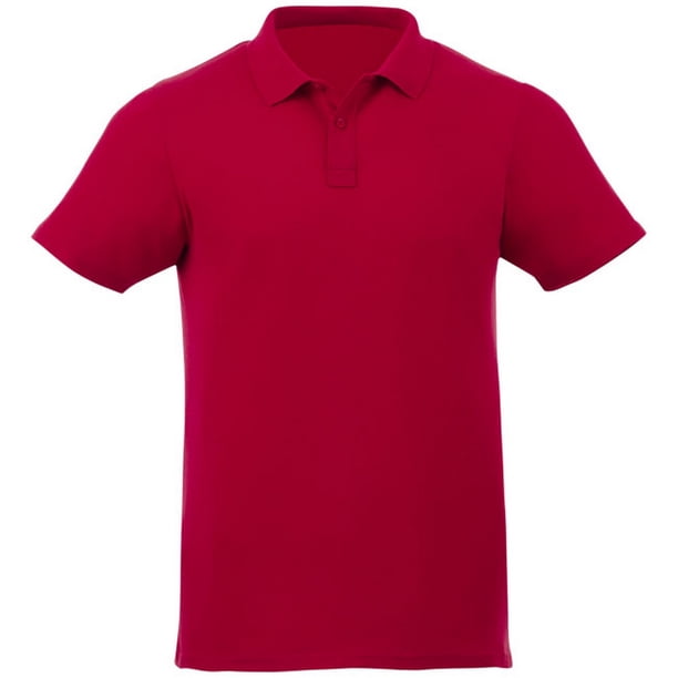 Elevate Liberty - Polo de manga corta para hombre (Rojo)