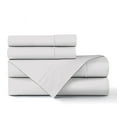 thumbnail image 4 of Johnson Home Bed Sheet Set, 300 Thread Count 100% Cotton, 4 Piece Full Sheet Sets, White, 4 of 4