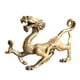 thumbnail image 5 of Adornos de estatua de latón Feng Shui, regalo de inauguración de la casa en miniatura, escultura china Dragón azul, 5 of 9