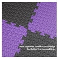 thumbnail image 4 of 1" Extra Thick Interlocking Home Gym Foam Floor Mat Reversible Tiles (24" x 24") | 12 Pieces, Square feet | Protective Flooring for Work Out Exercise, 4 of 9