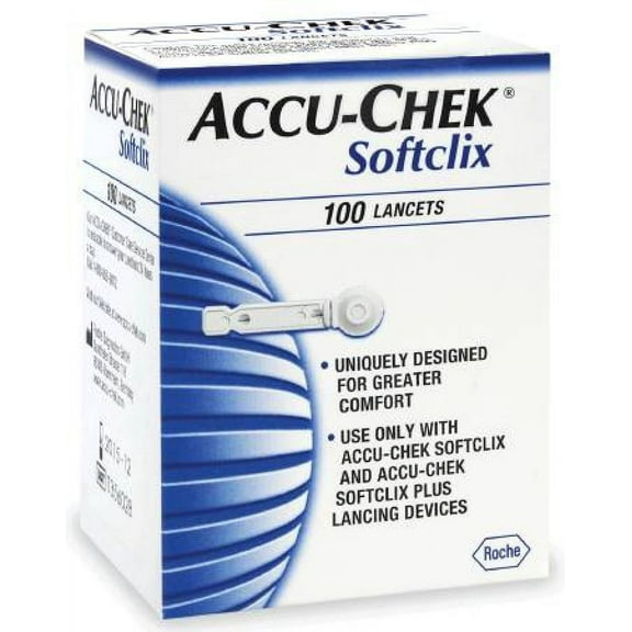 Accu-Chek Softlix Lancet, 21 Gauge, 100 Count