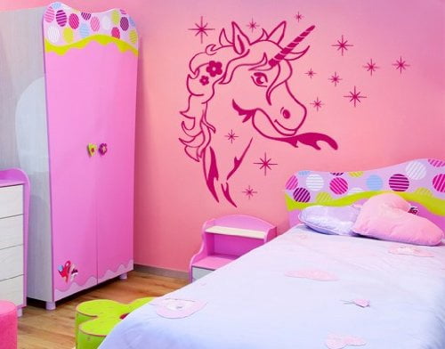 unicorn wall vinyl