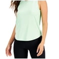 thumbnail image 3 of ID Ideology Women's Birdseye Mesh Tank Top Green Size X-Large, 3 of 3