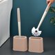 thumbnail image 1 of Cepillo de baño para el hogar sin esquinas muertas, mango largo, cerdas suaves, cepillo para limpiar el suelo, juego de limpieza para baño, cepillo de baño, 1 of 6