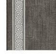 thumbnail image 6 of Ottomanson Runner Rug 2'7" x 7' Soft Non-Slip Indoor Runner, Greek Border Brown, 6 of 6
