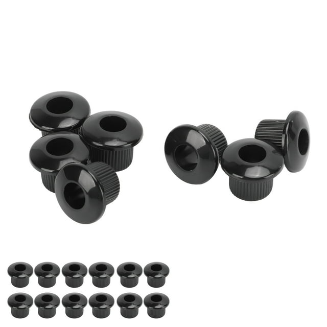 Tuning 12Pcs Acoustic Guitar Tuner Conversion Bushing 10mm Plastic Adapter Accessory Set Kit