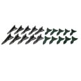 thumbnail image 1 of 10Pcs AlerÃ³n de Cola de Techo de Coche DecoraciÃ³n PatrÃ³n Fibra de Carbono de PlÃ¡stico Unique Bargains alerones y alas automotrices, 1 of 3