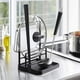 thumbnail image 2 of Yuarrent Estante de secado de cocina con escurridor de plástico, estante de almacenamiento de utensilios de cocina de hierro, organizador de encimera Organizadores de utensilios de cocina Negro Yuarrent HA026590-02, 2 of 6