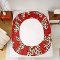 thumbnail image 5 of Feelyou Kid Butterfly Full Size Sheets, Leopard Cheetah Print Bed Sheets, 4 Pieces, 5 of 7