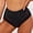 Black, variant on Helii Women's High Waisted Tummy Control Shapewear Panties Lace Sheer Mesh Breathable Butt Lifting Underwear No Show Seamless Cotton Gusset Briefs for Daily Office Home
