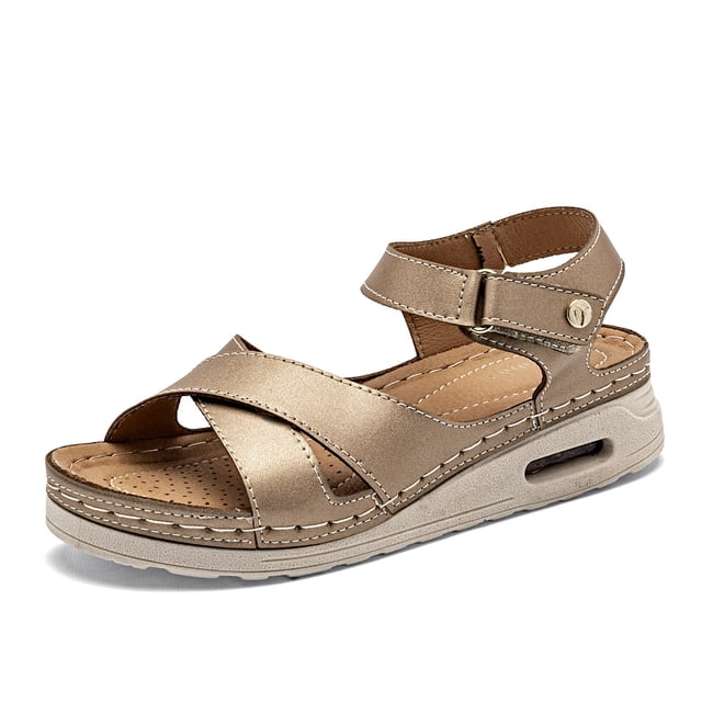 SANDALIA FLEXMAS DORADO 129165