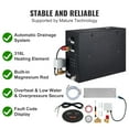 thumbnail image 4 of VEVOR 12KW Steam Shower Generator, Segmented Heating & Temperature Customization & 24h Timer Steam Kit, Automatic Drainage Home Steam Shower System Tested, 4 of 9