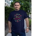 thumbnail image 2 of Buon Ferragosto Fruits Wreath T-Shirt Men -Image by Shutterstock, Male 5X-Large, 2 of 4