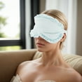 thumbnail image 6 of 1 Pc Sleep Mask Soft Eye Shade Cover for Light for Travel for Rest Blue, 6 of 6