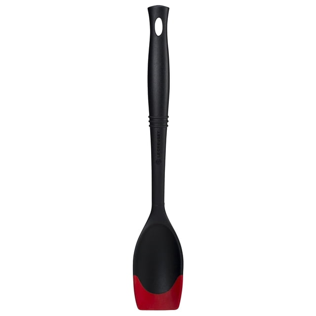 Cuchara para saltear Le Creuset Revolution, bimaterial, 13,5 cm, color cereza