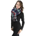thumbnail image 4 of ToBeInStyle Women's Classic Plaid Blanket Scarf, 4 of 5