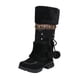 thumbnail image 2 of Botas de mujer Botas de nieve sin cordones Botas de algodón de terciopelo Zapatos cálidos de algodón sólido Pelota de felpa Botas de caballero étnicas Wmkox8yii ghj1208, 2 of 6