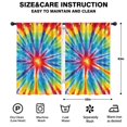 thumbnail image 2 of Blackout Kids Curtains,Colorful Rainbow Tie Dye Spiral Pattern Childrens Insulated Curtains Set Of 2,Bedroom Essentials,Toddler Room Decor 42"x63", 2 of 5