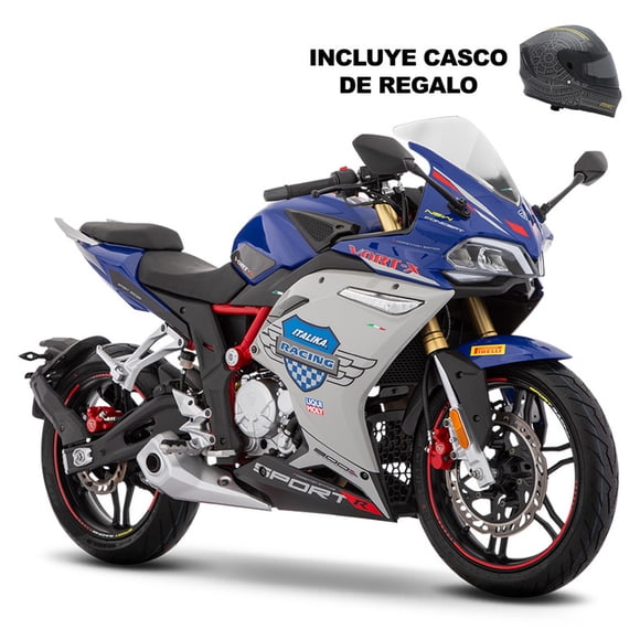 Motocicleta Deportiva ITALIKA VORT-X 300R Azul