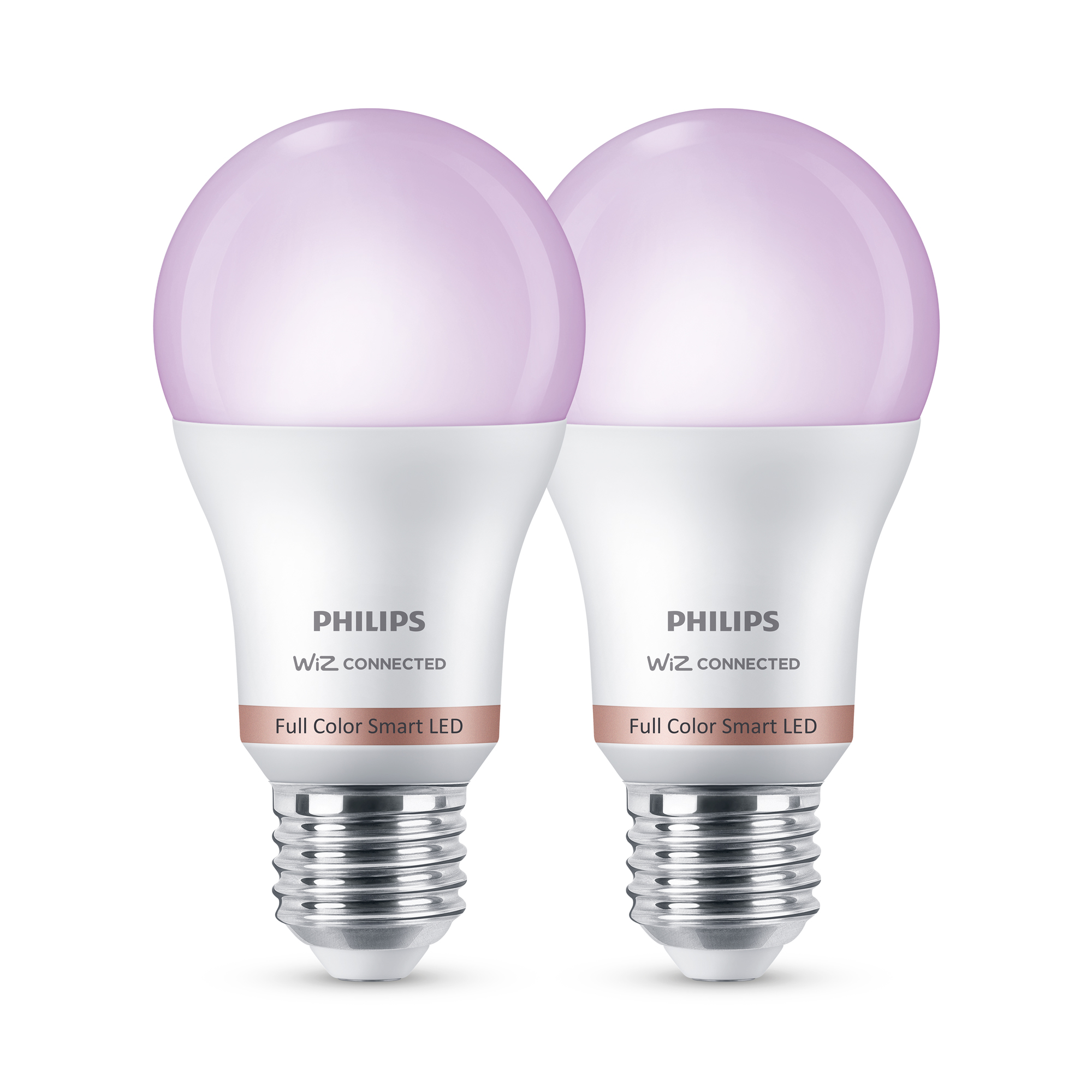 Philips Smart Wi-Fi LED Light Bulbs, 60W Equivalent, 2-Pack photo 3