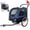 Blue, variant on 2-in-1 Bike Trailer & Pet Stroller for Dogs up to 110lbs– Foldable Pet Carrier Cart with Front Caster & 20'' Quick Release Air-Filled Wheels, Breathable Mesh and PVC Rain Cover, Gray