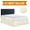 Ivory, variant on Elegant Comfort® Luxury 1500 Series Wrinkle Resistant Egyptian Weave Quality STRIPE Bed Skirt / Dust Ruffle - Pleated Tailored 14inch Drop, King, Lilac