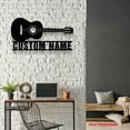 thumbnail image 4 of Craftnamesign Custom Guitar Metal Sign LED Light, Guitarist Gifts, Guitar Sign, Guitar Wall Decor, 4 of 5