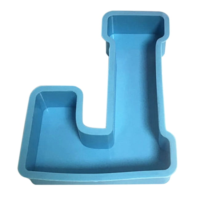 Ltdhehe DIY Mold 26 Mold Alphanumeric English Cake Silicone Alphanumeric Cake Crystal Cake Mould