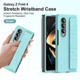 thumbnail image 1 of Funda de lujo con correa de muñeca para Samsung Galaxy Z, carcasa plegable de 4 y 3, ultrafina, mate, a prueba de golpes, elástica, accesorios de cubierta trasera dura comercio de xuanjing  unisex, 1 of 2