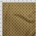 thumbnail image 4 of oneOone Georgette Viscose Yellow Fabric Asian Block Fabric For Sewing Printed Craft Fabric By The Yard 42 Inch Wide, 4 of 4