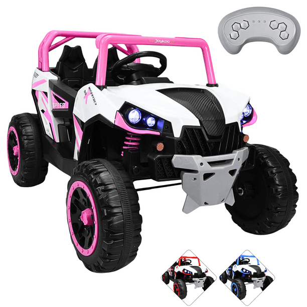 Montable Eléctrico Infantil 4x4 12V con Luz, Sonido y Bluetooth - Rosa
