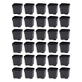 thumbnail image 1 of 30pcs plantas para viverías de vivería de plántulas engrosar macetas de macetas para jardín de jardín de interior de interior balcón de patio 6.5cmx5.4cm, 1 of 8
