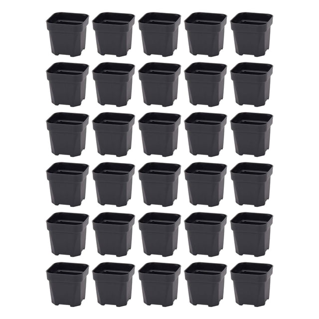 30pcs plantas para viverías de vivería de plántulas engrosar macetas de macetas para jardín de jardín de interior de interior balcón de patio 6.5cmx5.4cm