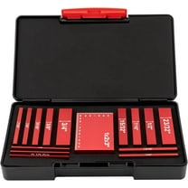 Miumaeov 15-Piece Precision Aluminum Alloy Setup Blocks - Height Gauge Set with Engraved Size Markings, for Router and Table Saw Accessories in Woodworking