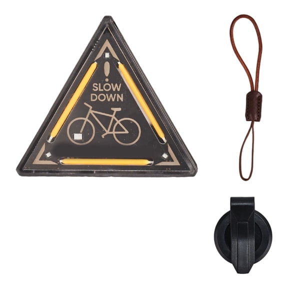 Tactic Triangle Light Night Light Safety Light Badge Warning Decoration Small Pendant Lamp For Outdoor Camping