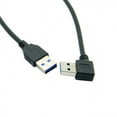thumbnail image 4 of Chenyang CY 90 Degree Right Angled USB 3.0 A Type Male to Straight A Type Male Data Cable 40cm Cable, 4 of 5