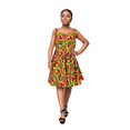 thumbnail image 3 of BintaRealWax Africa Dress for Women African Wax Print Dresses Dashiki Plus Size Africa Style Clothing for Women Dress WY10342, 3 of 5