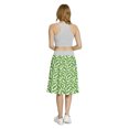 thumbnail image 5 of Women's Leaf Exotic Hawaiian Summer Season A-line Printed Skirt Casual Wear, M, Fern Green and Yellow, by Ambesonne, 5 of 6