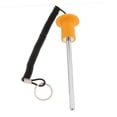 thumbnail image 2 of Pasador de pila de pesas Pasador de máquina de pesas Pasador de bloqueo selector Dispositivo de ejercicio universal Naranja 10x105mm, 2 of 8