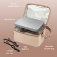 thumbnail image 6 of Bentgo Heat - Electric Lunch Bag & Food Warmer for Reheating Meals in Car, at Work & More - Heated Lunch Box Warmer for Adults, Students & Shift Workers, 12V/24V Auto & 120V Wall Cords (Sand), 6 of 7