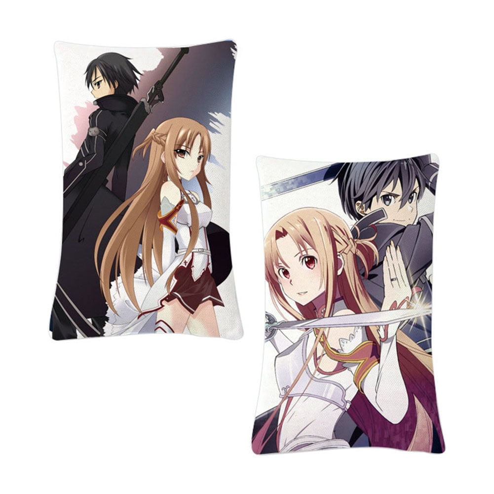 Leuchtend Sword Art Online Plush Pillow Case Anime Cartoon Soft Comfortable Double Sided Printing Plush Walmart Com Walmart Com