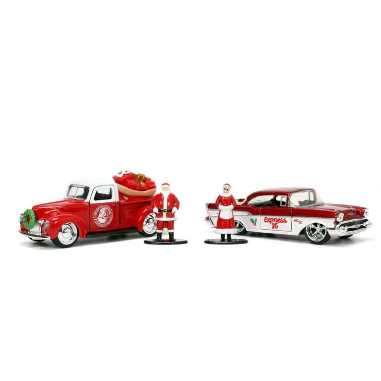 Jada Toys Holiday Rides 1941 Ford Pickup & 1957 Chevy Bel-Air 1:32